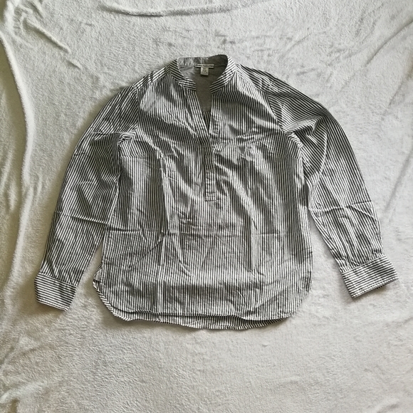 Dalia Collection Striped Pullover Blouse - Picture 1 of 3